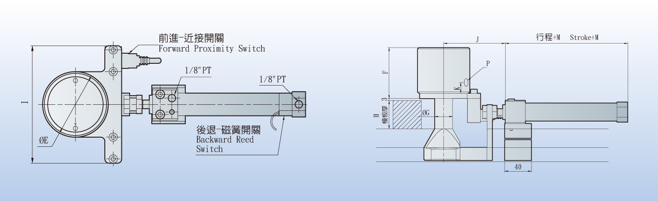 夹模器 外型尺寸